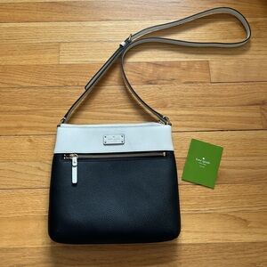 Kate Spade Two-Tone Black and White Crossbody Bag